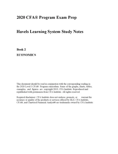 2020 CFA Level 1 Exam Prep (Book 2)