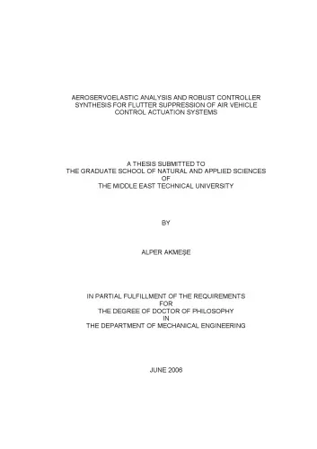 AEROSERVOELASTIC ANALYSIS AND ROBUST CONTROLLER  SYNTHESIS FOR FLUTTER SUPPRESSION OF AIR VEHICLE CONTROL ACTUATION SYSTEMS