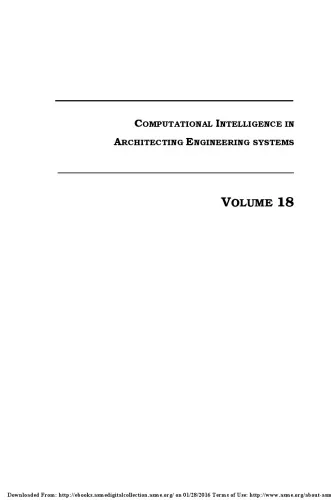 ASME Press series on intelligent engineering systems through artificial neural networks 18