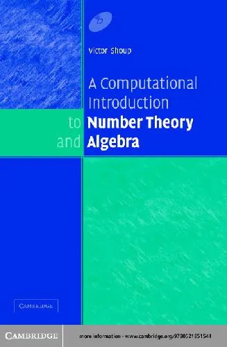 Cover of A Computational Introduction to Number Theory and Algebra