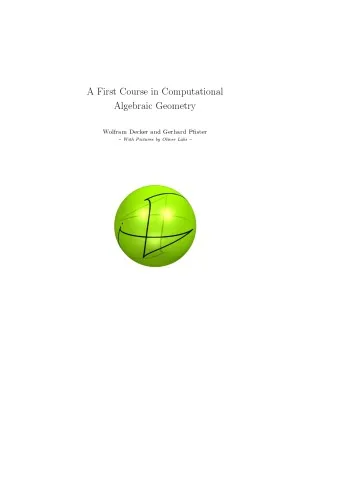 A First Course in Computational Algebraic Geometry