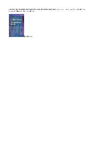 Cover of A Manual of Laboratory and Diagnostic Tests
