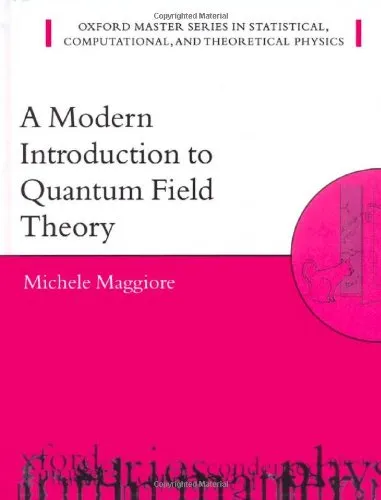 A modern introduction to quantum field theory