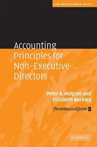 Accounting Principles for Non-Executive Directors (Law Practitioner Series)