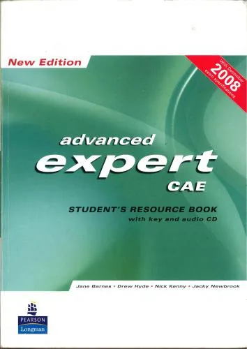 Cover of Advanced Expert CAE Student's Resource book with key
