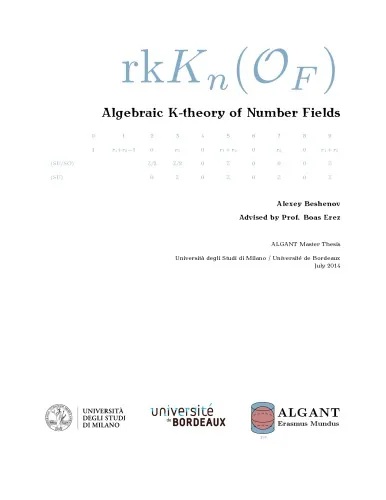 Algebraic K-theory of Number Fields