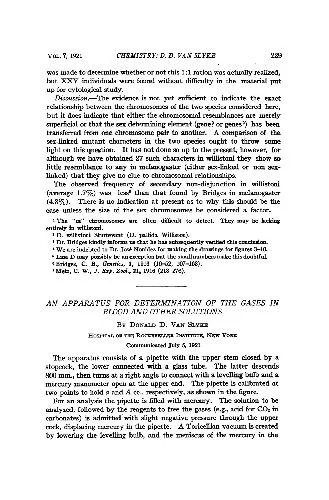 An Apparatus for Determination of the Gases in Blood and Other Solutions