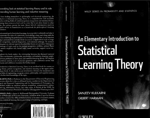 An Elementary Introduction to Statistical Learning Theory