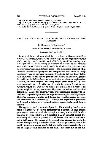 Angular Scattering of Electrons in Hydrogen and Helium