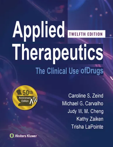 Cover of Applied Therapeutics - The Clinical Use of Drugs (Koda Kimble and Youngs Applied Therapeutics), 12e (Jan 31, 2023)_(1975167090)_(LWW)