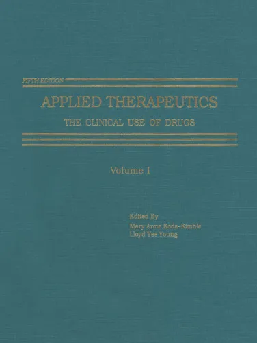 Cover of Applied therapeutics: the clinical use of drugs