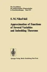 Approximation of Functions of Several Variables and Imbedding Theorems