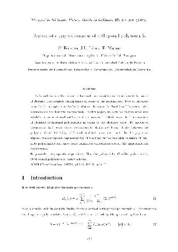 Asymptotic approximations of orthogonal polynomials