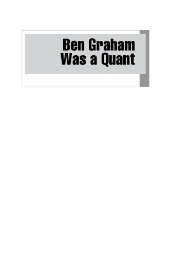 Ben Graham Was a Quant: Raising the IQ of the Intelligent Investor (Wiley Finance)