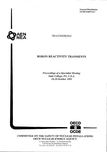 Boron Reactivity Transients (csni-r1996-03)