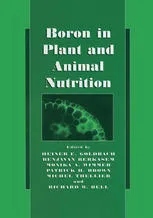 Boron in Plant and Animal Nutrition