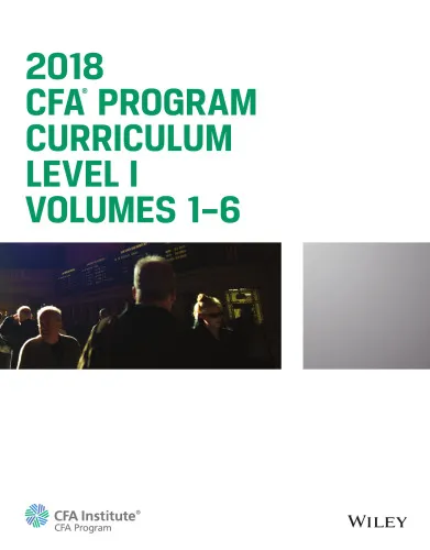 CFA Curriculum 2018