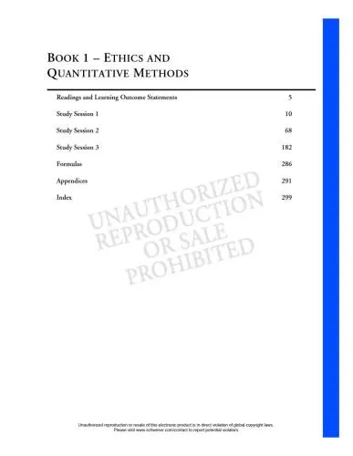 CFA Level 1 Schweser Study Notes 2009 Book 1