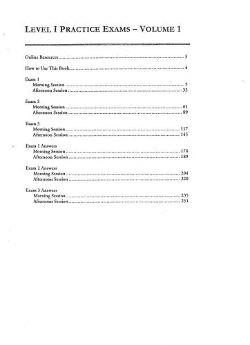 CFA. Level 1 Volume 1 Practice Exams 2015