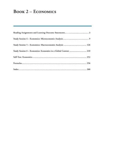 CFA. Level 1. Book 2. Economics 2015