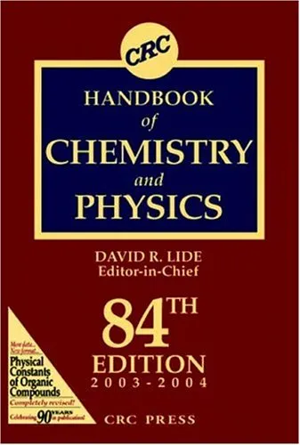 CRC Handbook of chemistry and physics