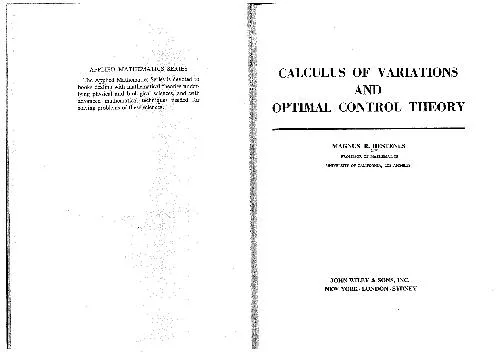 Calculus of variations and optimal control theory