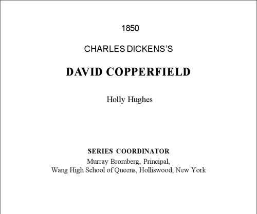 Charles Dickens' David Copperfield