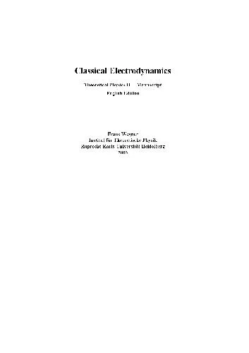 Classical electrodynamics