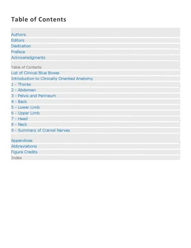 Clinically Oriented Anatomy - 5th ed