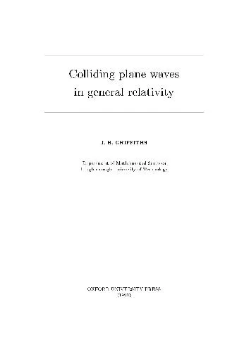 Colliding plane waves in general relativity