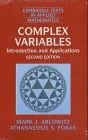 Complex Variables: Introduction and Applications