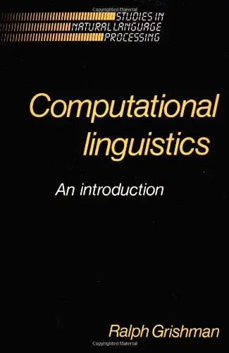 Computational Linguistics: An Introduction