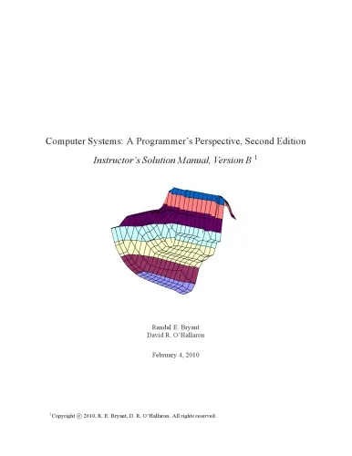 Computer Systems: A programmer’s perspective. Instructor’s Solution Manual