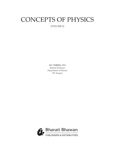 Concepts of Physics Volume 2 Volume 2