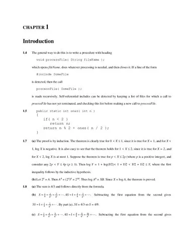 Data Structures and Algorithm Analysis in Java 3rd Edition Weiss Solutions Manual