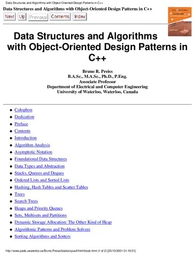 Data Structures and Algorithms: With Object-Oriented Design Patterns in C++