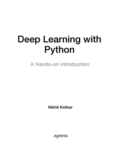 Deep Learning with Python. A Hands-on Introduction