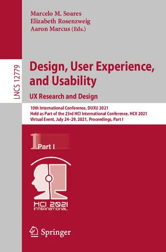 Design, User Experience, and Usability: UX Research and Design (Information Systems and Applications, incl. Internet/Web, and HCI)