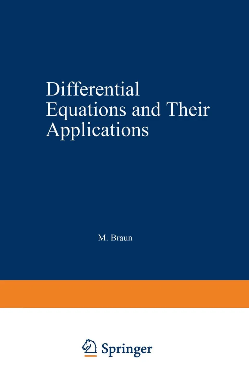 Differential equations and their applications: an introduction to applied mathematics