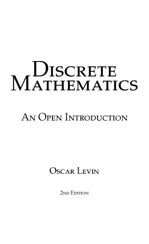 Discrete Mathematics: An Open Introduction