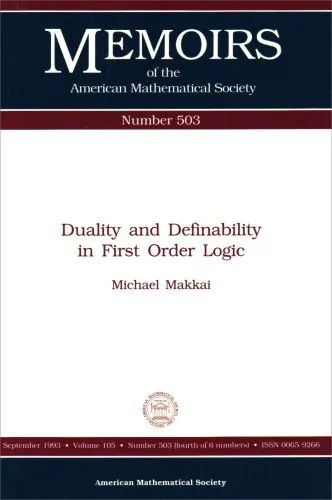 Duality and Definability in First Order Logic