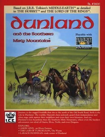 Dunland and the Southern Misty Mountains (Middle Earth Role Playing MERP) (Stock No. 3600)