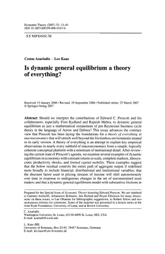 Economic Theorypp.13—41