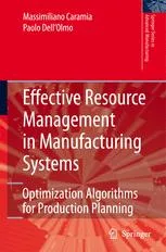 Effective Resource Management in Manufacturing Systems: Optimization Algorithms for Production Planning