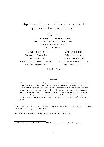 Elliptic two-dimensional invariant tori for the planetary three-body problem