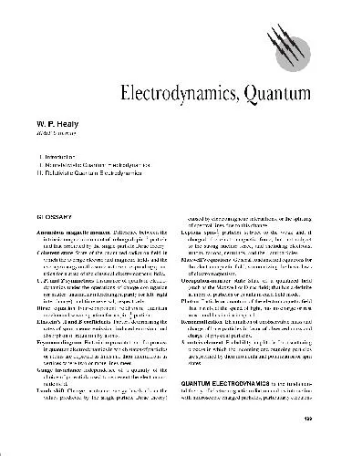 Encyclopedia of Physical Science and Technology - Quantum Physics