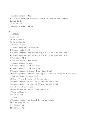 English Grammar In Use with Answers and CD ROM: A Self-study Reference and Practice Book for Intermediate Students of English