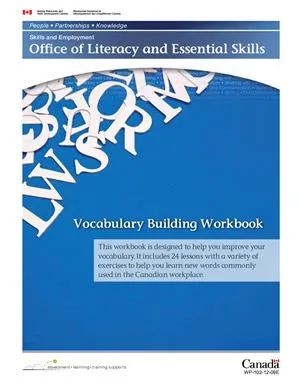 Essential Skills - Vocabulary Building Workbook with answer key