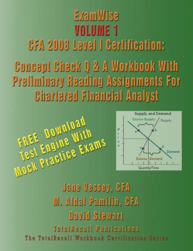 ExamWise® Volume 1 CFA 2008 Level I Certification With Preliminary Reading Assignments For Chartered Financial Analyst (With Download Software) (Examwise)