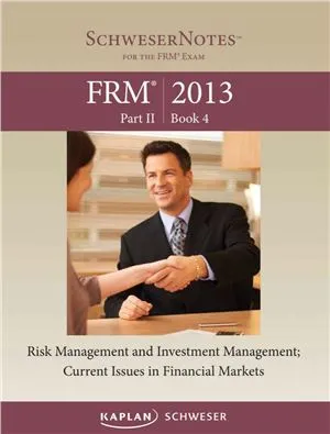 FRM Part II Book 4: Risk Management and Investment Management; Current Issues in Financial Markets (2013 SchweserNotes)